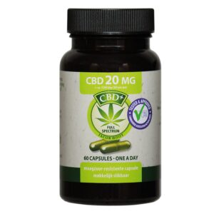 Jacob Hooy CBD Capsules 20mg – 60 stuks