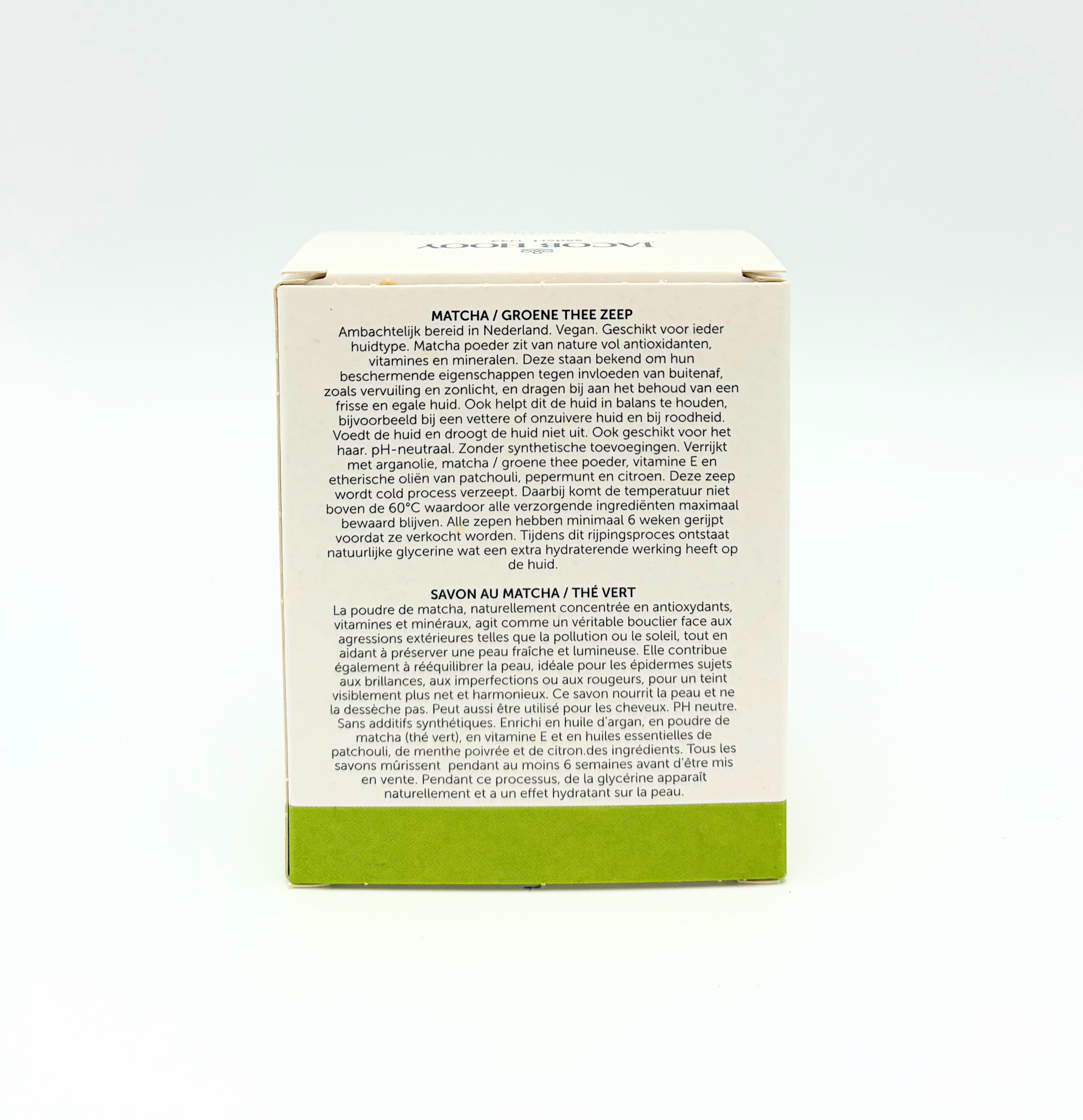 Matcha Zeep vegan natuurlijke zeep
